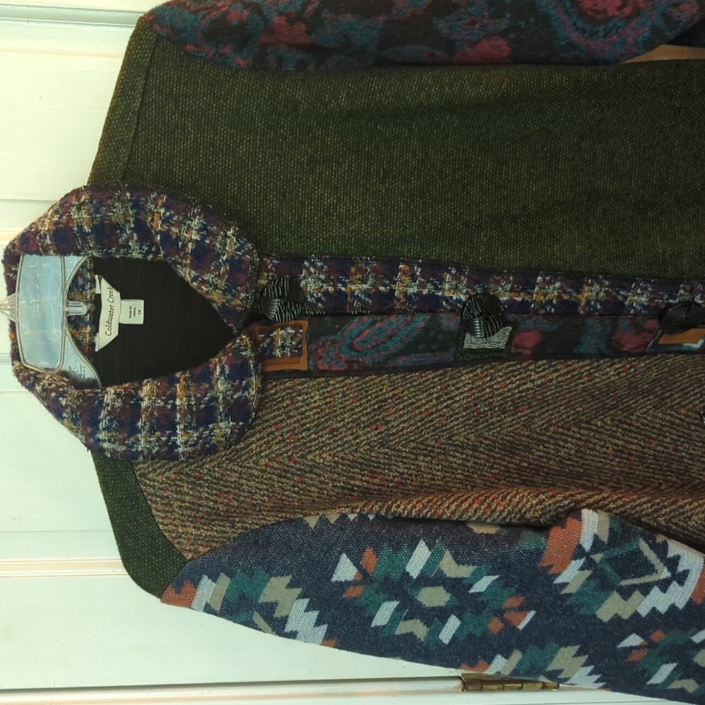 Coldwater creek patchwork jacket